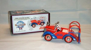 Pepsi-Cola 1941 Garton Fire Engine Pedal Car Diecast Bank 1:6 Scale - Picture 1 of 7