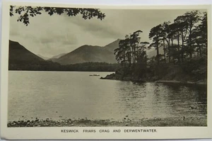 Old Postcard of Keswick. Friars Crag and Derwentwater - Picture 1 of 2