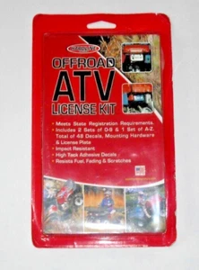 Kit de matrícula Hardline Offroad ATV / UTV 2341B nuevo - Imagen 1 de 2