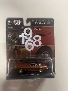 1968 CHASE PONTIAC FIREBIRD 400 H.O. NEW 1/64 Scale M2 Autumn Bronze/Black - Picture 1 of 1