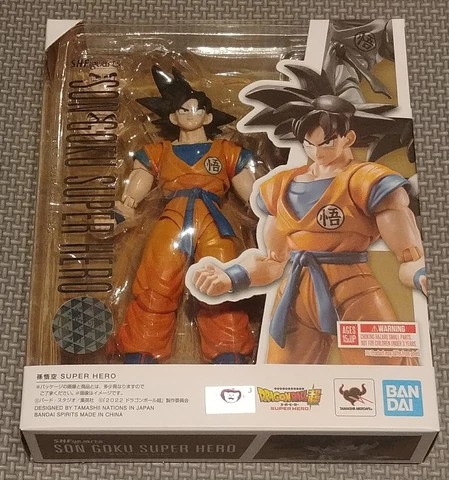 S.H. Figuarts Son Goku Super Hero Action Figure Dragon Ball Z Bandai In Stock Cover