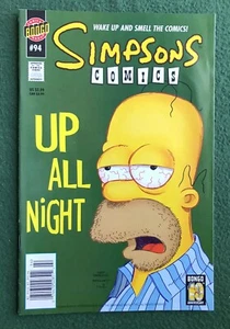 I Simpson #94 Bongo Comics Modern Age TV Famiglia Bart Homer Lisa vg - Foto 1 di 4