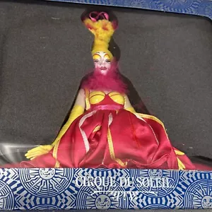 Vintage Cirque du Soleil Rose Bonbon Wooden Doll RARE! New In Box - Picture 1 of 9