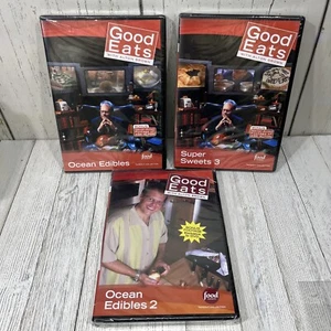 Good Eats Alton Brown Ocean Edibles/Super Sweets 3/Ocean Edible (3 DVD Lot) New! - Picture 1 of 4
