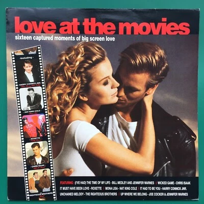 LOVE AT THE MOVIES Soundtracks LP Pretty Woman Cocktail Heartburn Ghost Big Easy - Image 1 of 4