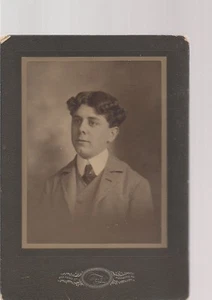 VINTAGE PHOTO YOUNG MAN  - Picture 1 of 2