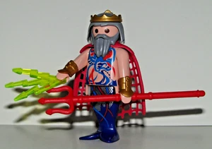 Playmobil Merman King fulmine in mano - mare vita oceanica sirena - C7 - Foto 1 di 5