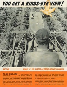 Folleto de cultivador o maceta Allis Chalmers A ojo de pájaro modelo C montado en la parte delantera - Imagen 1 de 11