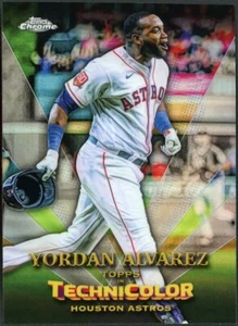 2023 Topps Chrome Yordan Alvarez Technicolor TT-11 Houston Astros - Picture 1 of 2