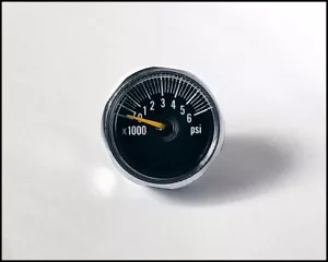 Micro Gauge 1 inch 6000PSI High Pressure for HPA Nitro Air CO2 tank systems - Picture 1 of 1