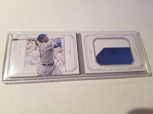 2015 National Treasures Yasiel Puig Star Booklet Jumbo Patch Jersey 5/10 Dodgers - Picture 1 of 2