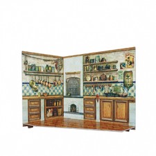 cocina de carton para muñecas