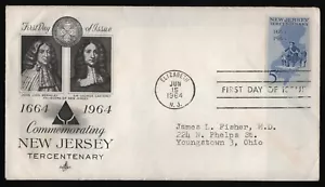 #1247 5c New Jersey, Art Craft-Ayerst Labs FDC **ANY 5=FREE SHIPPING** - Picture 1 of 1