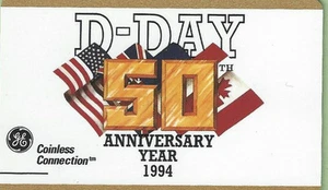 TK 397b Tarjeta telefónica/Phonecard General Electric 10u 50 Aniversario Día D - Imagen 1 de 1