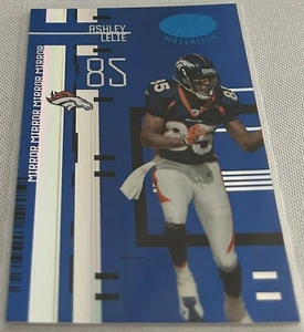 2005 Leaf Certified Football Ashley Lelie Denver Broncos Mirror Blue #D 11/50 - Bild 1 von 3