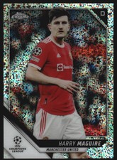 2021-22 Topps Chrome UEFA Champions League Speckle Refractors #32 Harry Maguire