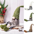 Christmas Ornaments Home Decoration Knitted Plaid Long Legged Doll Children's