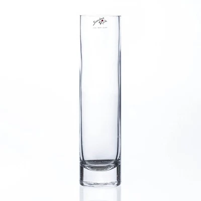 SANDRA RICH, runde Glas Vase Blumenvase Reagenzglas " Solifleur H24cm/6cm clear" - Bild 1 von 2