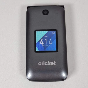 Alcatel QuickFlip 4044C telefono con ribalta argento (cricket) - Foto 1 di 11