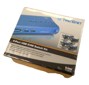 TRENDnet TK (TK407K) 4-Ports External KVM switch USB - Bild 1 von 3