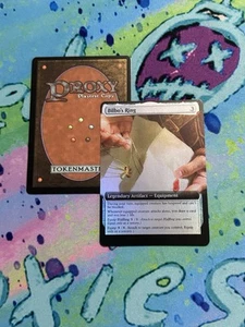 DIY Bilbo's Ring (Extended Art) Foil Mtg Play Test Card - Bild 1 von 1