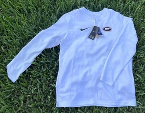 Nike UGA Georgia Bulldogs Coach Sideline Half-Zip Jacket Mens M DZ8684-100 NEW - Picture 1 of 3
