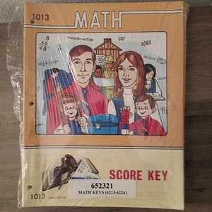 Accelerated Christian Education School of tomorrow 12 MATH SCORE KEYS 6213-6224 - Picture 1 of 6