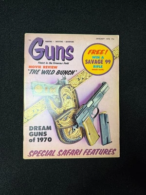 Vintage GUNS Magazine: Hunting, Shooting, Adventure - January 1970 - Image 1 of 4