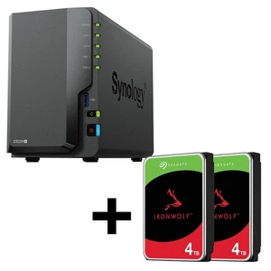 Synology DiskStation DS224+ 2 Einschübe NAS-Server Leergehäuse + 8 TB Seagate - Bild 1 von 5