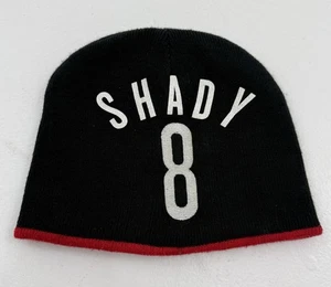 De Colección Shady Records Eminem Slim 8 Reversible Rojo Negro Acrílico Gorro Y2K Edición Limitada - Imagen 1 de 5