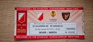 Ticket 2013 Vojvodina vs. BP Honved Europa League  25817 - Picture 1 of 1