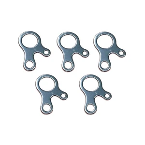5pcs Outdoor Survival Multi-purpose Stainless Steel 3-Hole Buckle Knotting Tool - Imagen 1 de 4