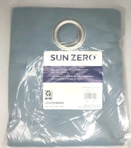 SUN ZERO Lichtenberg Gardine Panel 40” x 63” Öse / Farbe - Mineral - Bild 1 von 4