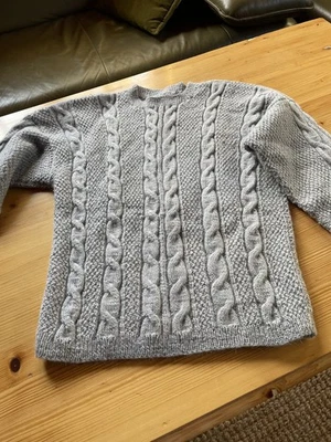 Irelands Eye PulloverJuniper, wie Aran, handgestrickt, Gr. 40, neu - Bild 1 von 3