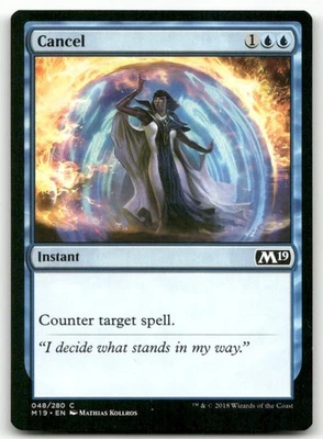 Cancel Core Set 2019 MTG NM - Image 1 of 2