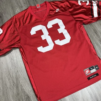 Georgia UGA Bulldogs Terrell Davis #33 Nike Field General Jersey Mens Sz Large - Image 1 of 4