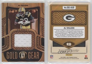 2022 Panini Gold Standard Gold Gear /299 AJ Dillon #GG-AJD