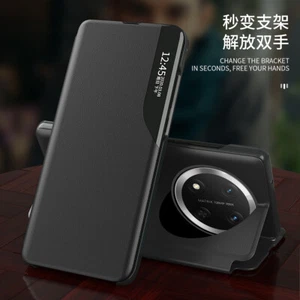 For Honor X9c 5G, Luxury Smart View Flip Leather Hard Magnetic Stand Case Cover - Picture 1 of 17