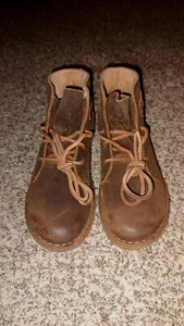 BORN Womens Cele Suede Ankle Ankle Boots Brown US 8.5 Medium (B,M) EU 40 - Picture 1 of 12