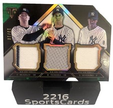 2016 Triple Threads Relic Combos Emerald New York Yankees Headley/Teixeira/Sever