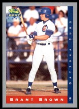 1993 Classic Best  Brant Brown #172 Daytona Cubs