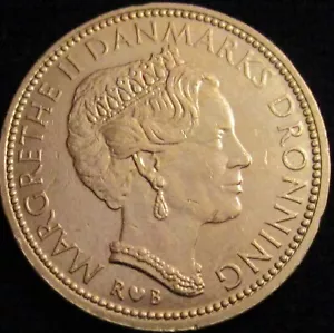 *GUTSE* DINAMARCA, MARGRETHE II, 10 CORONAS 1983 (h) R;B, EBC+. - Imagen 1 de 2