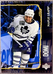 1997-98 Upper Deck Fan Favorites #196 Tie Domi Toronto Maple Leafs - Picture 1 of 1