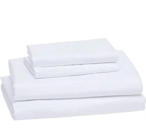 Amazon Basics Lightweight Super Soft Easy Care Microfiber 4-Piece Bed Sheet Set - Picture 1 of 5