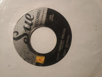 Bobby Hendricks Itchy Twitchy Feeling/A Thousand Dreams R&B Doo-Wop R&R 1958 Sue - Image 1 of 4