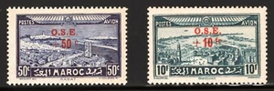 French Morocco Scott #CB22-23 1938 Air Mail Semi Postal Set - ****VF/XF MNH**** - Picture 1 of 1