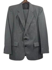 Christian Dior Men's Monsieur Grey Pinstripe Suit Blazer & Pants 40R / 36 x 33 - Picture 1 of 13
