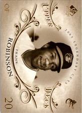 2005 SP Legendary Cuts Baltimore Orioles Baseball Card #27 Frank Robinson