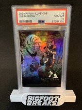 2020 ILLUSIONS  JOE BURROW  ROOKIE  PSA - 10  Graded Football Card