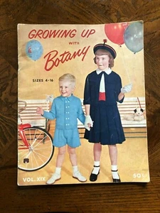 Vintage Knitting and Crochet Patterns Kids 4-16 "Growing up with Botany" Vol XIX - Picture 1 of 2